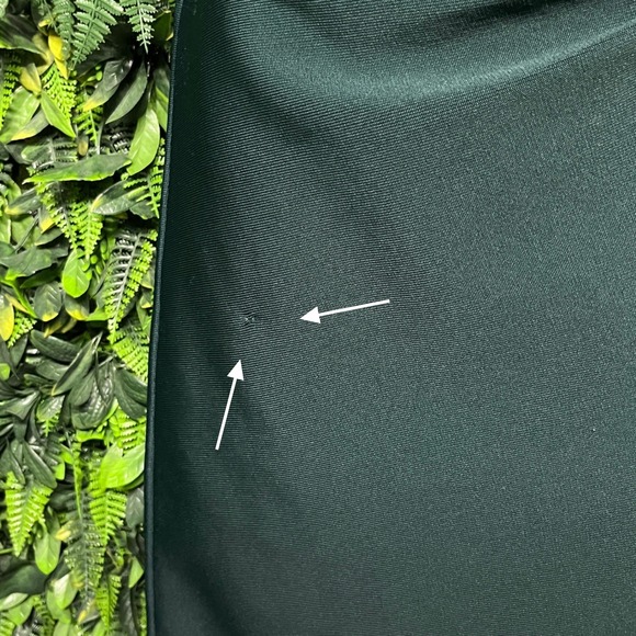 Corset Bandage Midi Dress Small Emerald Green V-Neck Bodycon Draped Skirt 3681 - Picture 6 of 8